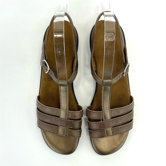 SAS Comfort Sandal Size 9 N Tripad Brown Leather Adjustable Strap Cushioned - Picture 5 of 14